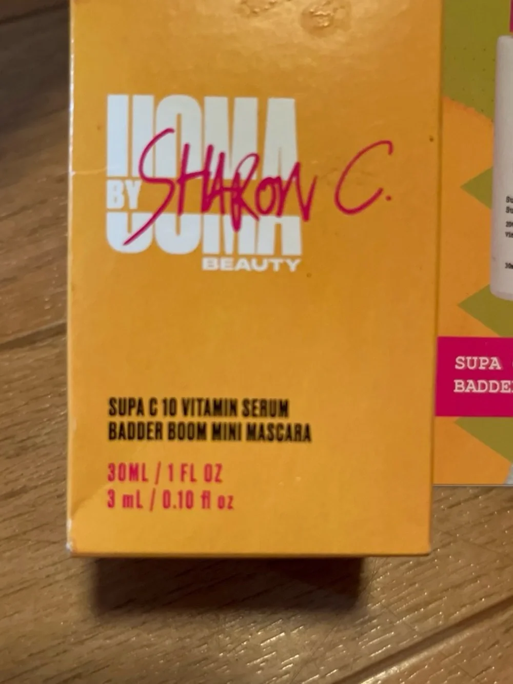 Supa C Vitamin Serum + Badder Boom Mini Mascara - Pink/White